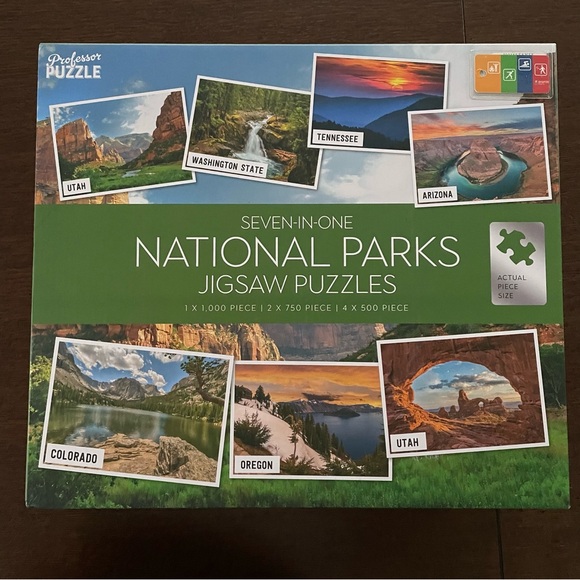 NWT Seven in One Jigsaw Puzzles - Picture 1 of 6